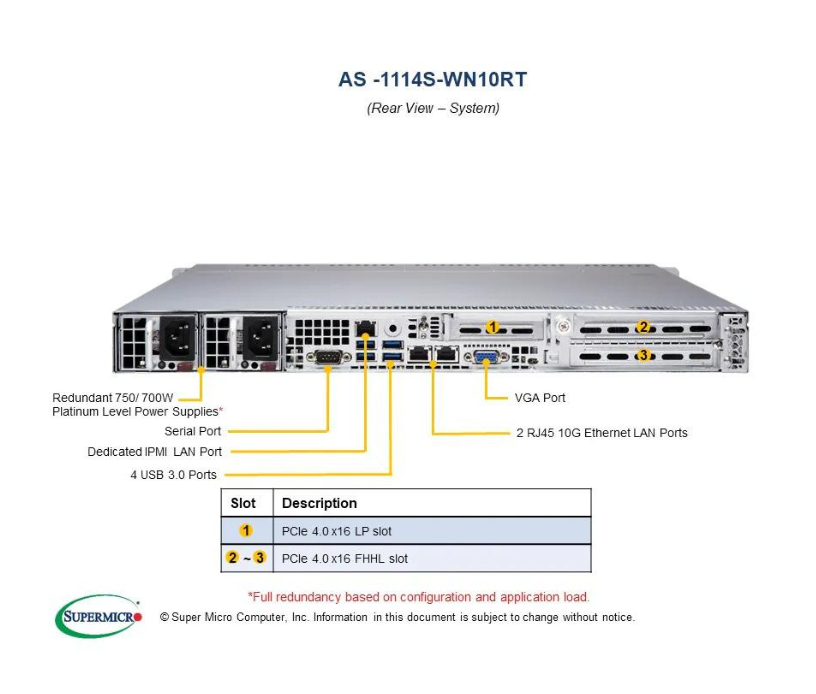 Server e-Pro 1114S-WN10RT
